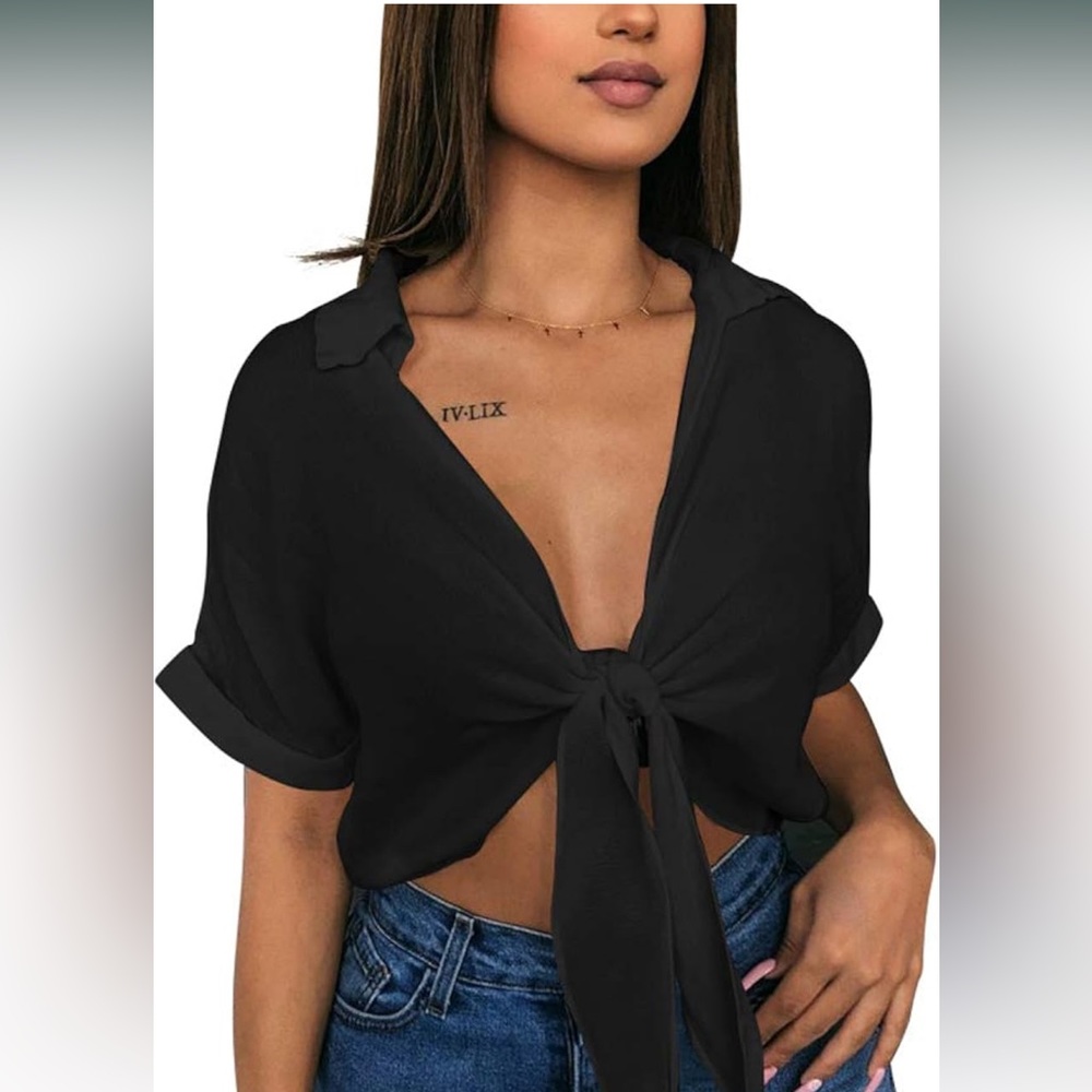 Summer wrap top